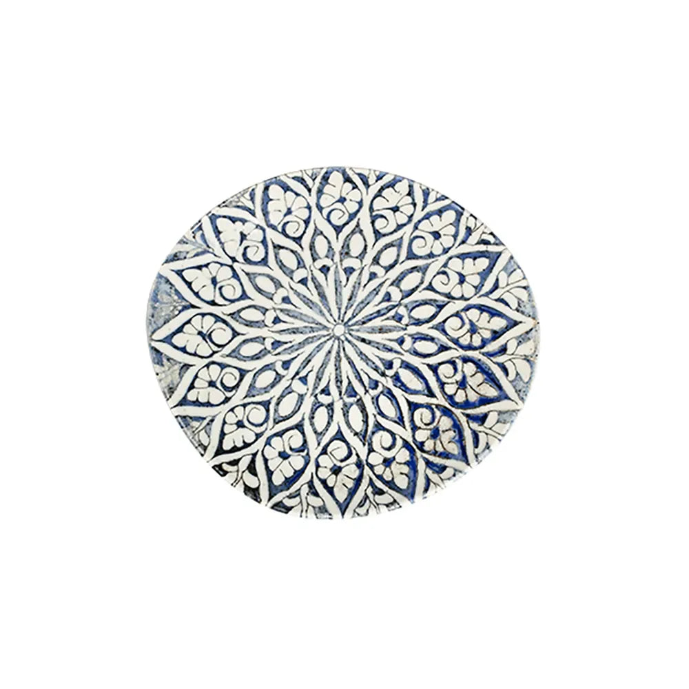 GRANADA BLUE PEBBLE PIATTO PIANO 21 CM - PBL21DZ-ID1015 - ID FINE