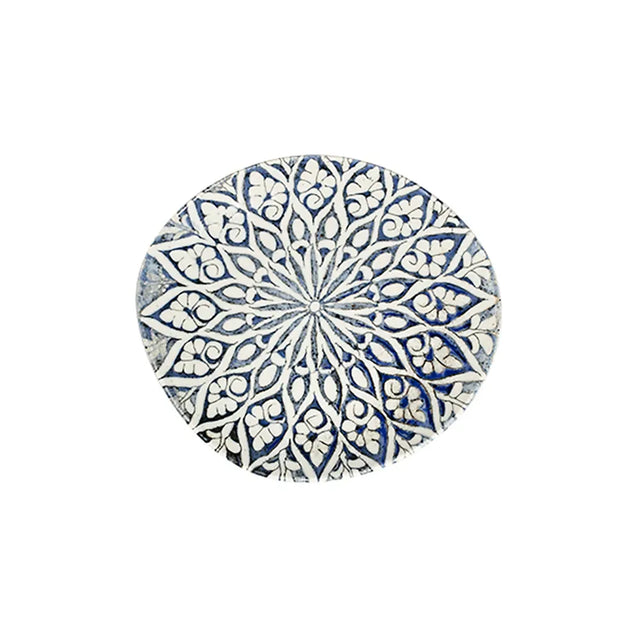 GRANADA BLUE PEBBLE PIATTO PIANO 21 CM - PBL21DZ-ID1015 - ID FINE