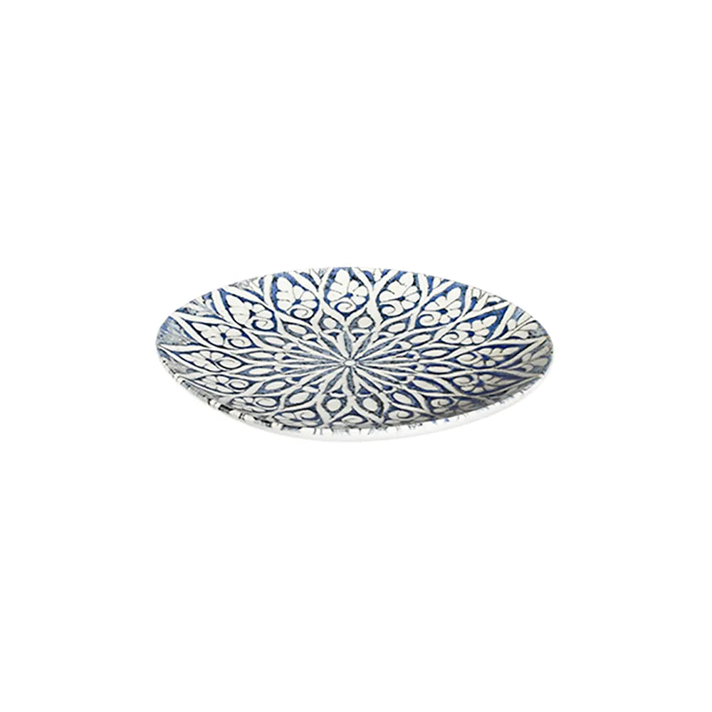 GRANADA BLUE PEBBLE PIATTO PIANO 21 CM - PBL21DZ-ID1015 - ID FINE