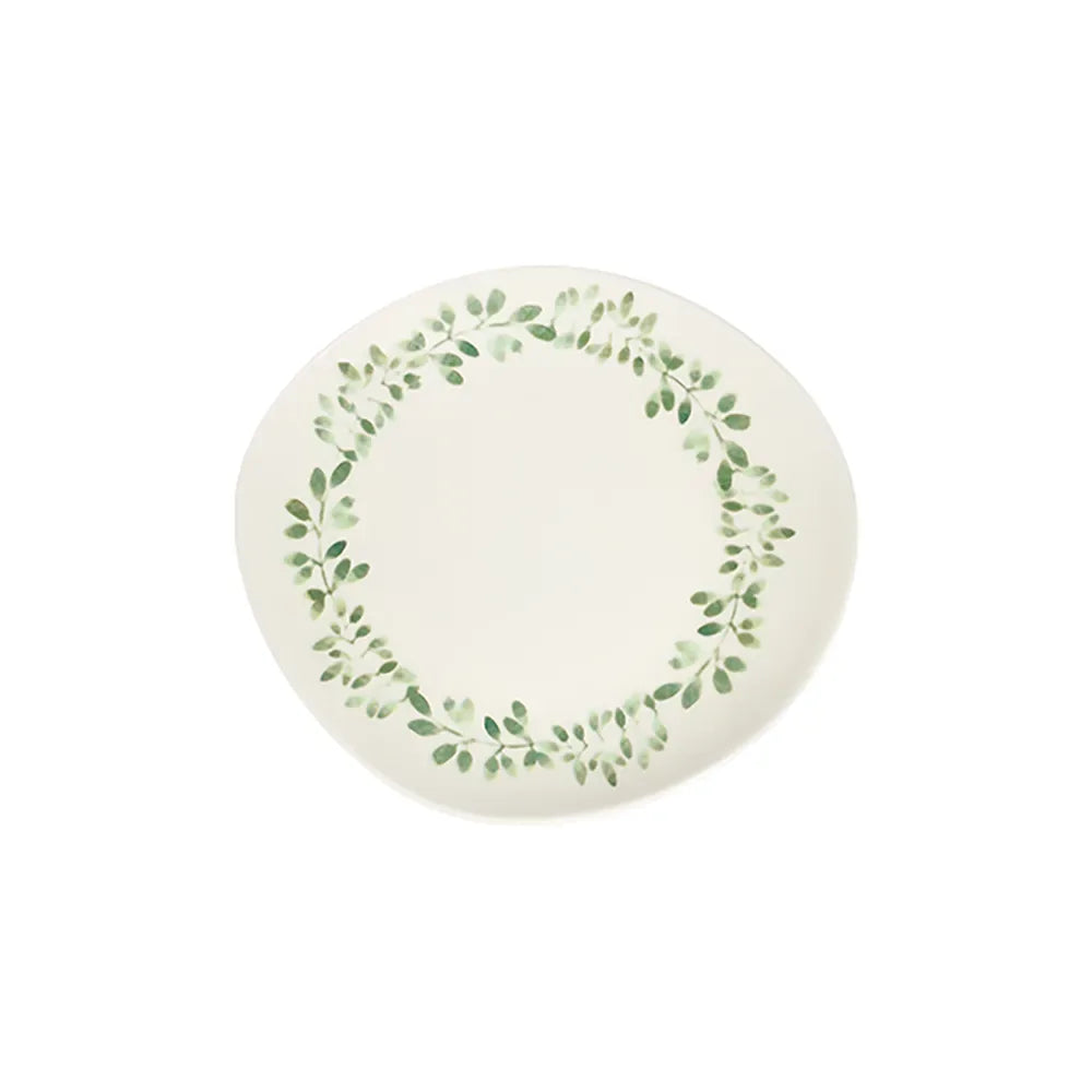 GARDEN GREEN  PEBBLE PIATTO PIANO 21 CM - PBL21DZ-ID1023 - ID FINE