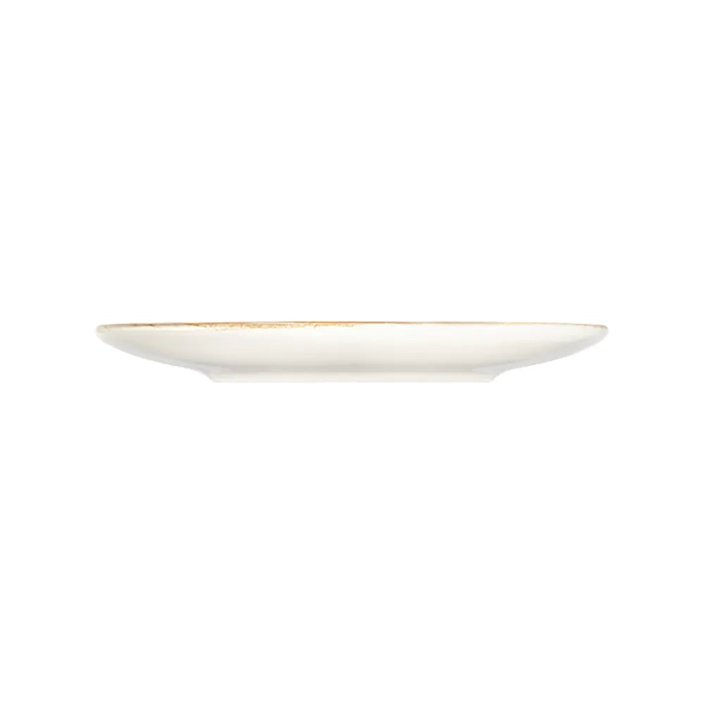 SWIRL MUSTARD PEBBLE PIATTO PIANO 27 CM - PBL27DZ-ID1003 - ID FINE