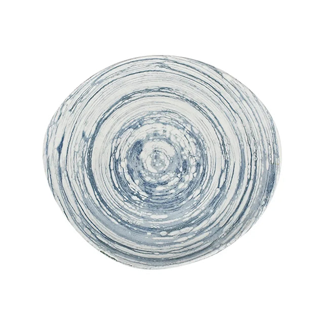 SWIRL BLUE PEBBLE PIATTO PIANO 27 CM - PBL27DZ-ID1005 - ID FINE