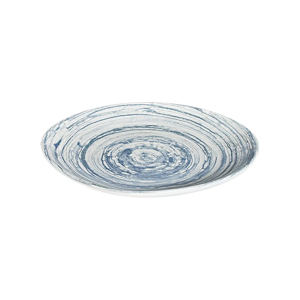 SWIRL BLUE PEBBLE PIATTO PIANO 27 CM - PBL27DZ-ID1005 - ID FINE