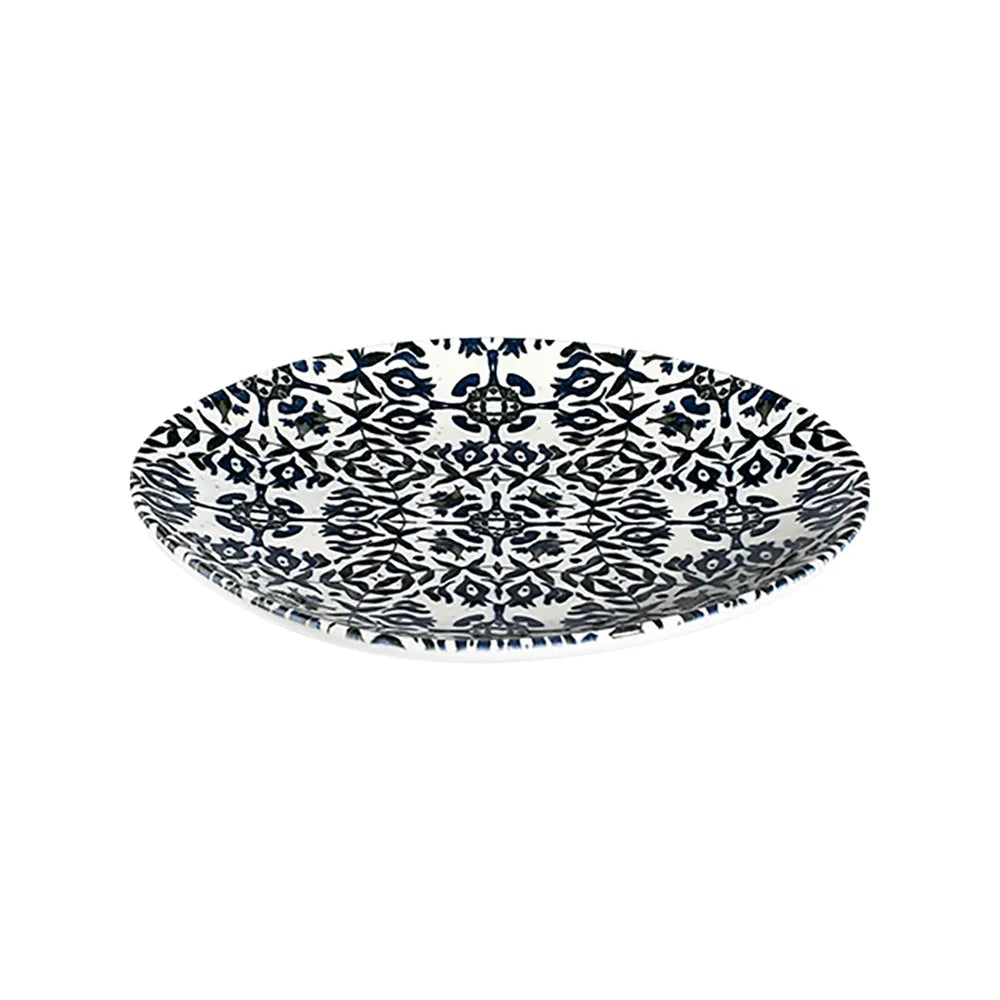 SEVILLE NAVY PEBBLE PIATTO PIANO 27 CM - PBL27DZ-ID1012 - ID FINE