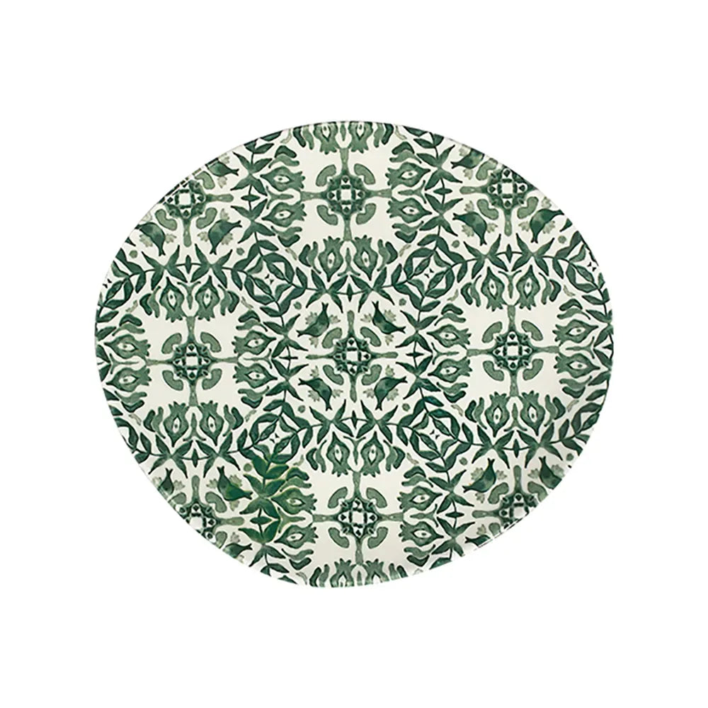 SEVILLE GREEN PEBBLE PIATTO PIANO 27 CM - PBL27DZ-ID1013 - ID FINE