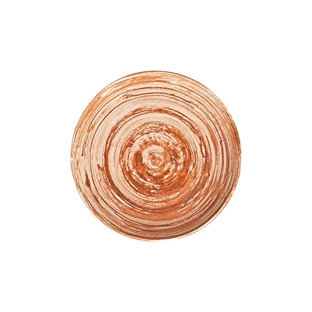SWIRL TERRACOTTA TUVAL PIATTO FONDO 20 CM - TVL20CK-ID1002 - ID FINE