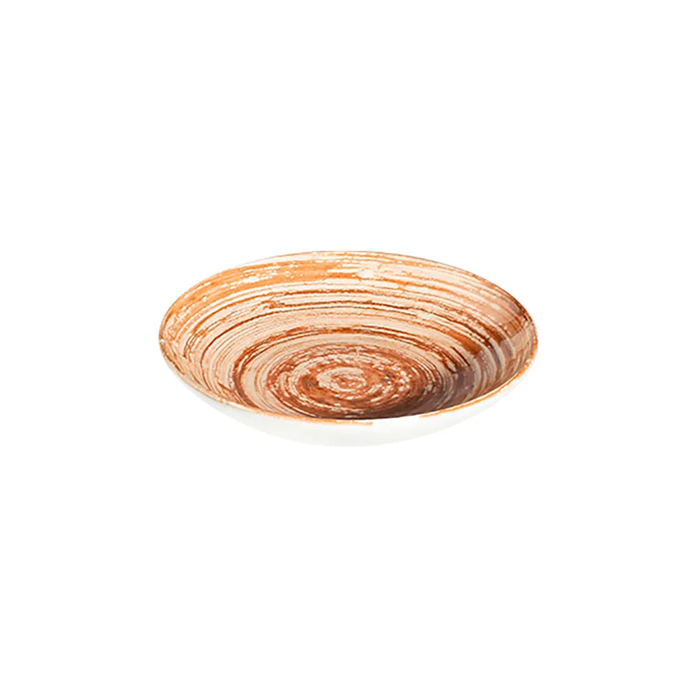 SWIRL TERRACOTTA TUVAL PIATTO FONDO 20 CM - TVL20CK-ID1002 - ID FINE