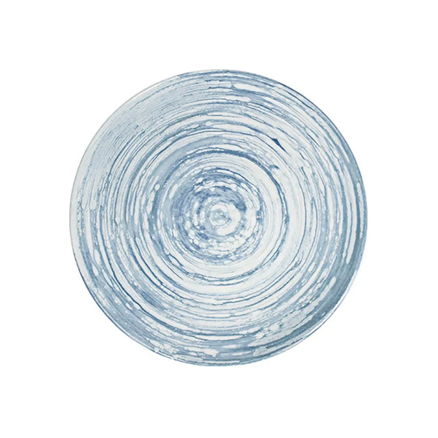 SWIRL BLUE TUVAL PIATTO PIANO 25 CM - TVL25DZ-ID1005 - ID FINE