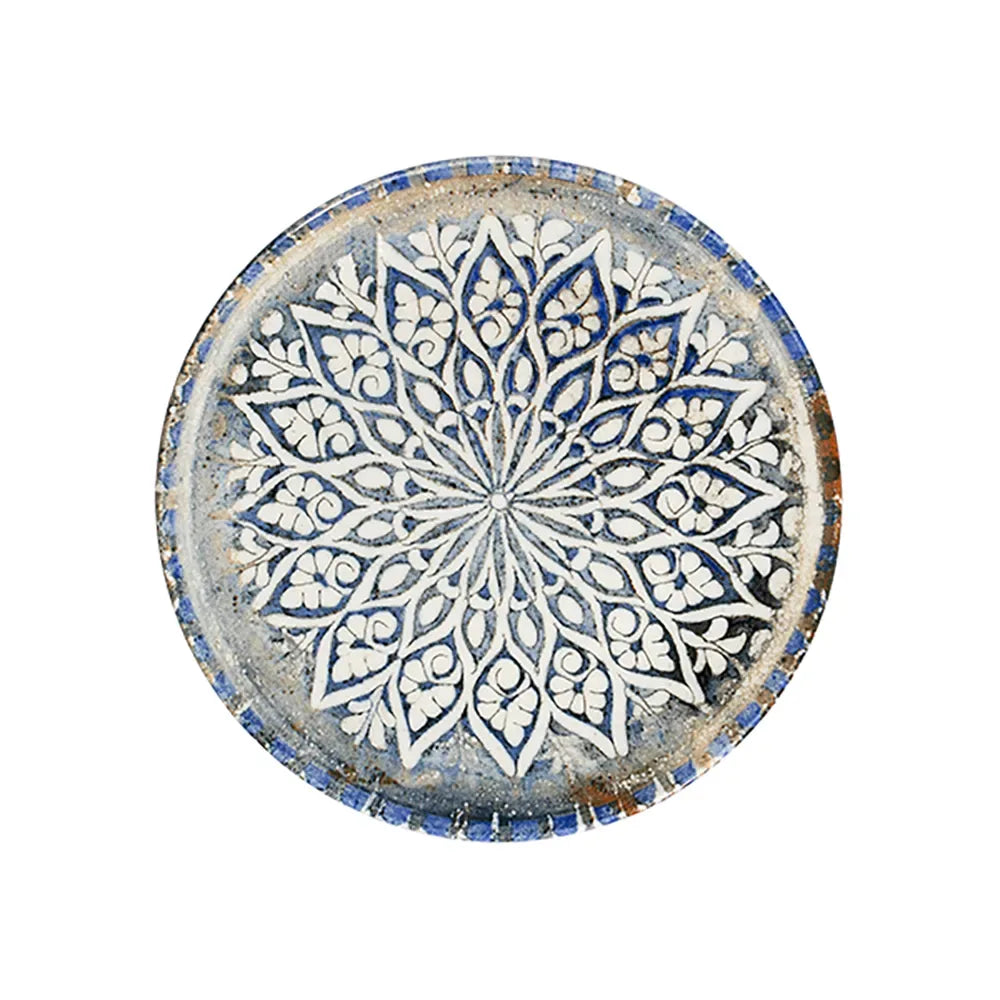 GRANADA BLUE TUVAL PIATTO PIANO 25 CM - TVL25DZ-ID1015 - ID FINE