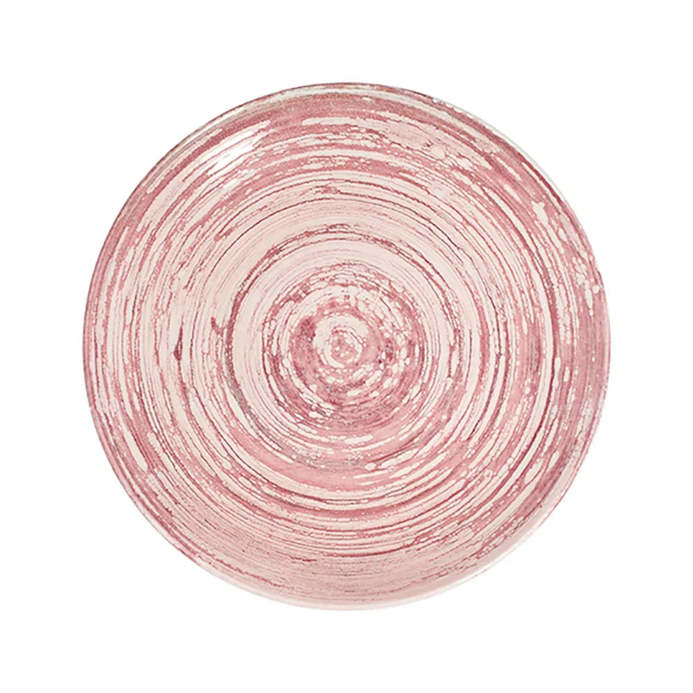 SWIRL PINK TUVAL PIATTO PIANO 28 CM - TVL28DZ-ID1006 - ID FINE