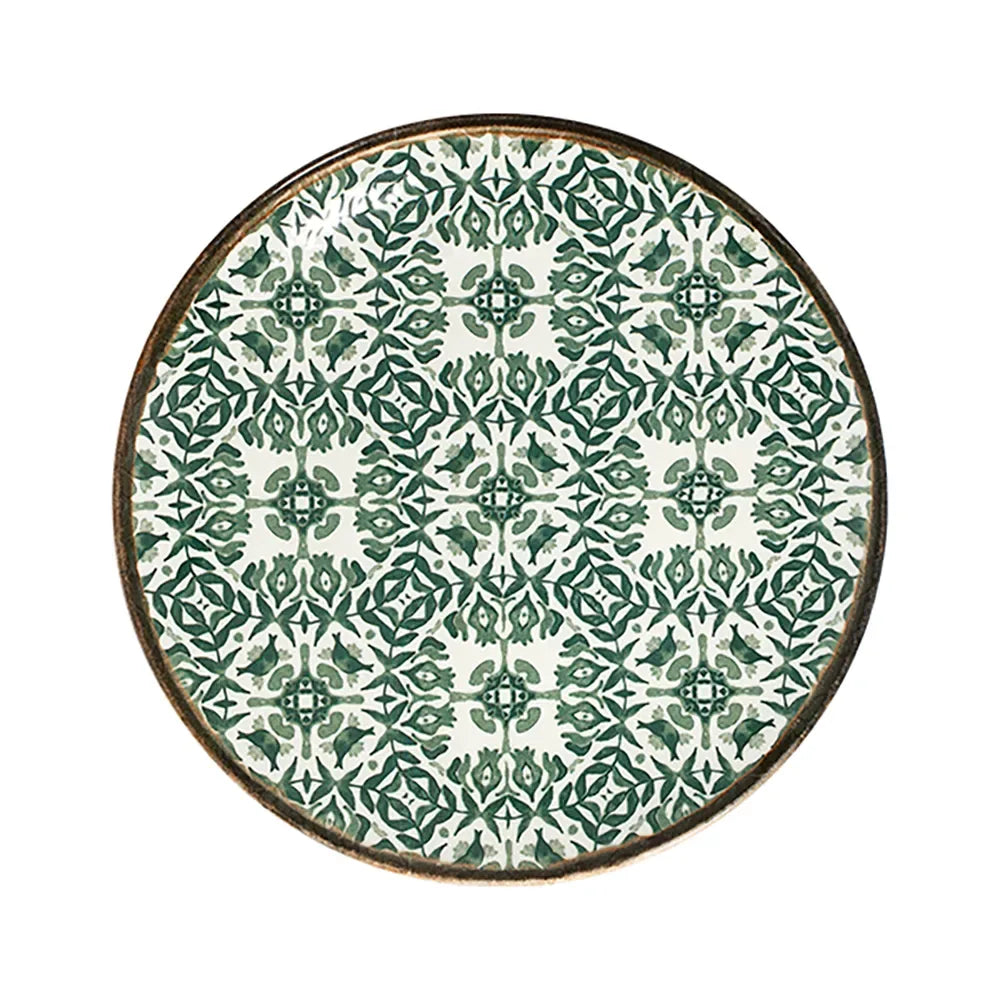 SEVILLE GREEN TUVAL PIATTO PIANO 28 CM - TVL28DZ-ID1013 - ID FINE