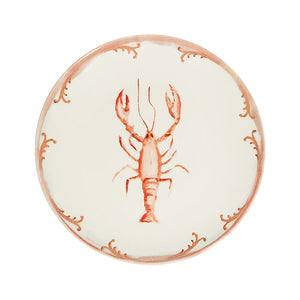 LOBSTER CORAL TUVAL PIATTO PIANO 28 CM - TVL28DZ-ID1020 - ID FINE