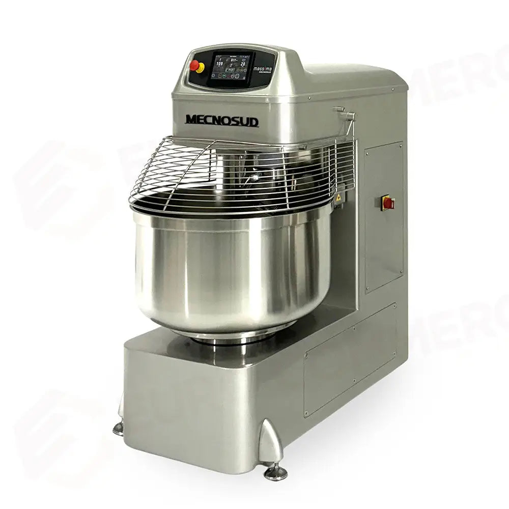 IMPASTATRICE A SPIRALE AUTOMATICA SERIE MASSIMA CON 2 MOTORI INVERSIONE VASCA TESTA E VASCA FISSA KG. 160 V.400/50-60/3