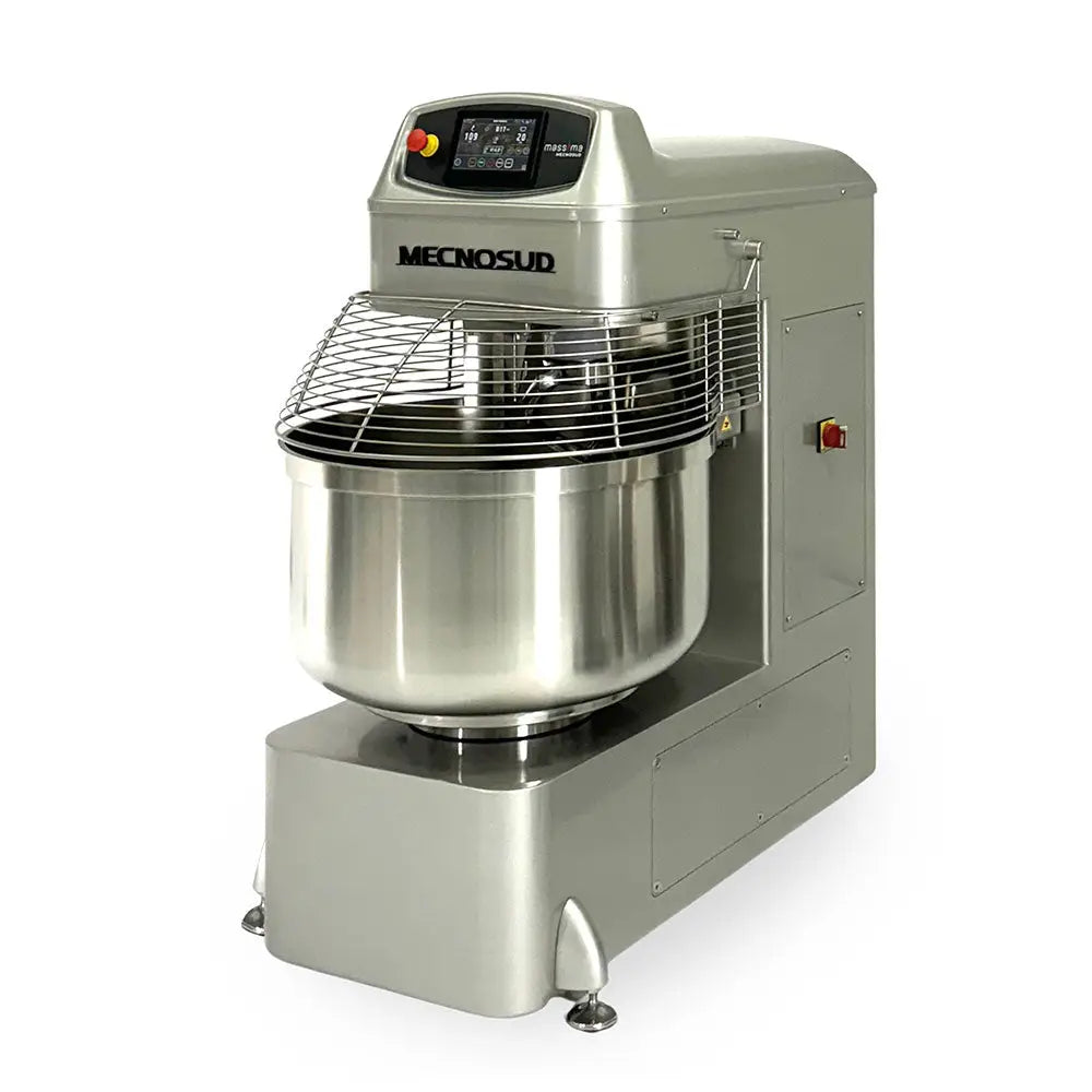 IMPASTATRICE A SPIRALE AUTOMATICA SERIE MASSIMA CON 2 MOTORI 2 INVERTER TESTA E VASCA FISSA KG. 160 V.400/50-60/3 VEL.