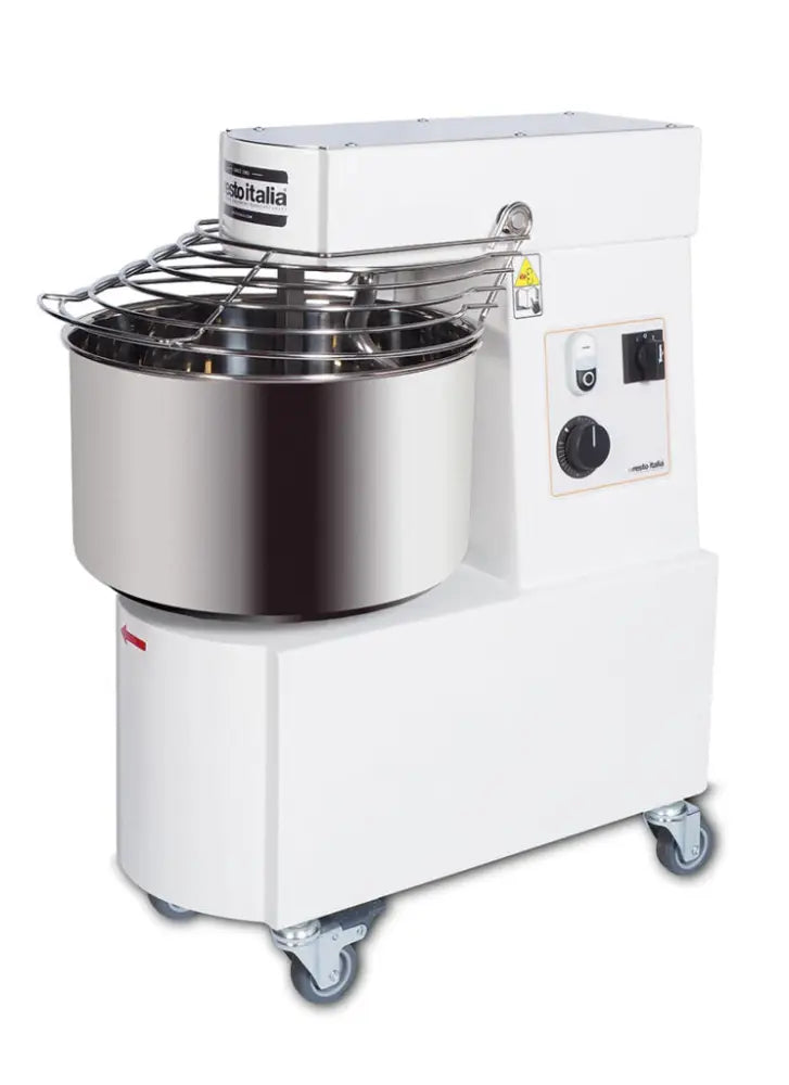 IMPASTATRICE A SPIRALE CON TESTA E VASCA FISSA PER ALTA IDRATAZIONE - SKH 20 - RESTO ITALIA