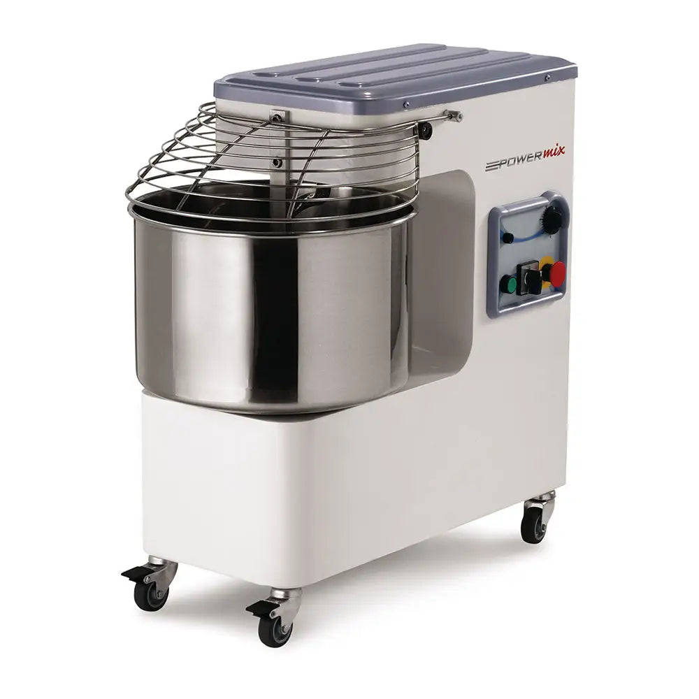 IMPASTATRICE A SPIRALE TESTA E VASCA FISSA KG. 18 V.230/50/1 - KG - PK18M - MECNOSUD