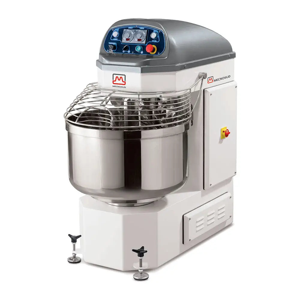 IMPASTATRICE A SPIRALE TESTA E VASCA FISSA KG. 60 V.400/50-60/3 2 VEL. - KG - SP60 - MECNOSUD