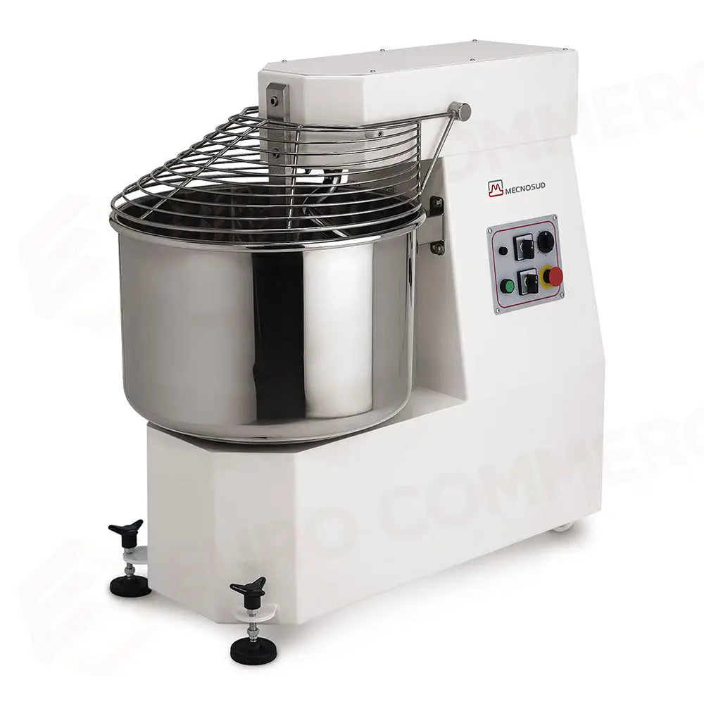 IMPASTATRICE A SPIRALE TESTA E VASCA FISSA KG. 60 V.400/50-60/3 2 VEL. - KG - IM60D - MECNOSUD