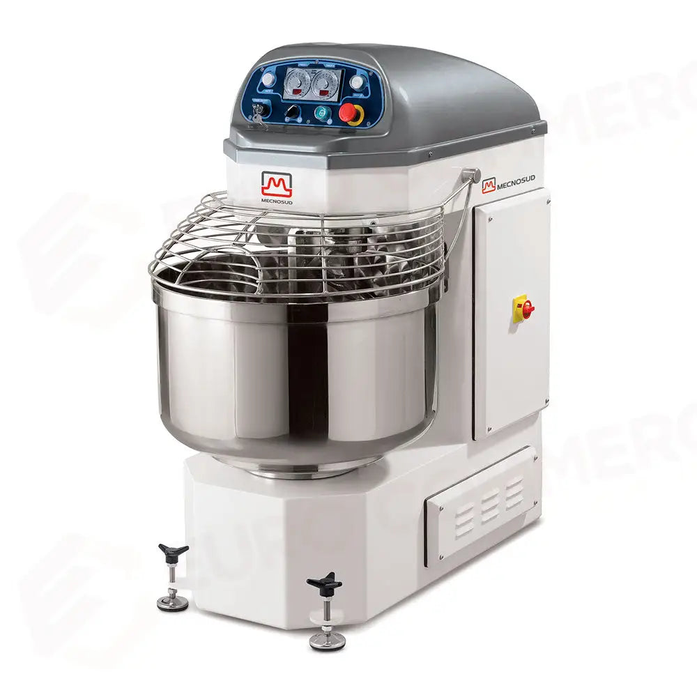 IMPASTATRICE A SPIRALE TESTA VERSIONE CON TELAIO ALTO +20CM E VASCA FISSA KG. 60 V.400/50-60/3 2 VEL. - KG - SP60H