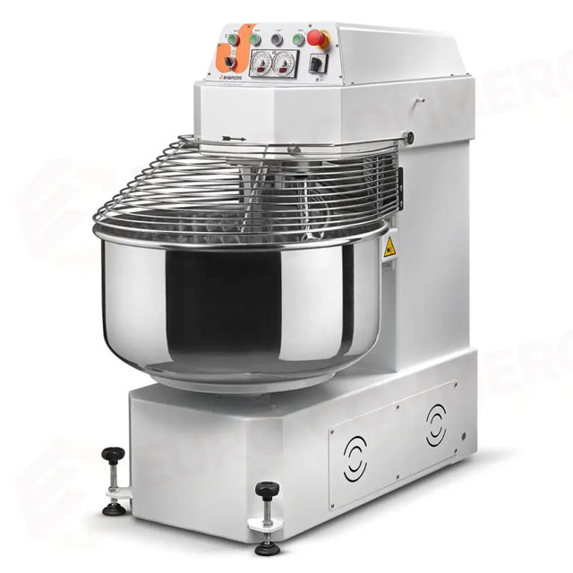 MÉLANGEUR À SPIRALE AVEC CUISSON FIXE, 2 MOTEURS, 2 VITESSES - SPX 80 - AVANCINI