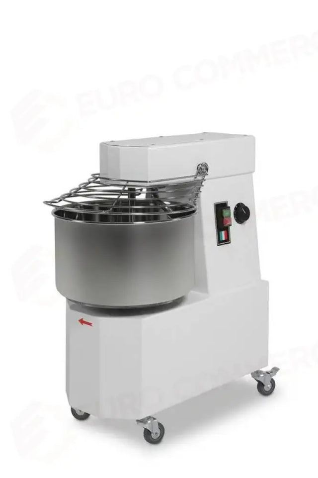 20 LT THREE-PHASE 2-SPEED PIZZA MIXER WITH WHEELS - IP20TR - KAREL