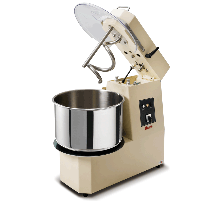 IMPASTATRICE PIZZA A SPIRALE TESTA ALZABILE - HERCULES TA 50 Y14        2V. CE 380 TF - 40875803 - SIRMAN