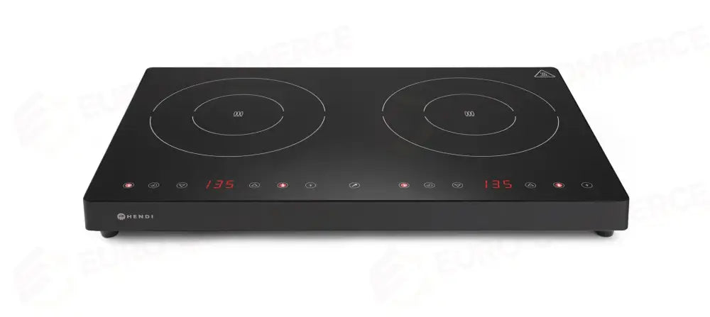 INDUZIONE DOPPIA KITCHEN LINE HENDI 230V/3500W 608X405X(H)54MM - 239414