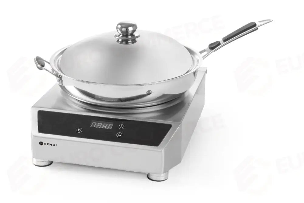 INDUZIONE WOK MODELLO 3500 PROFI LINE SET 230V/3500W 340X450X(H)295MM - HENDI