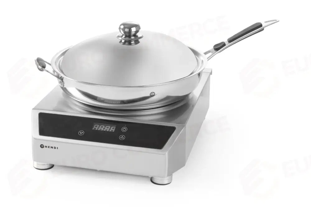 INDUZIONE WOK MODELLO 3500 HENDI PROFI LINE SET 230V/3500W 340X450X(H)295MM - 239681