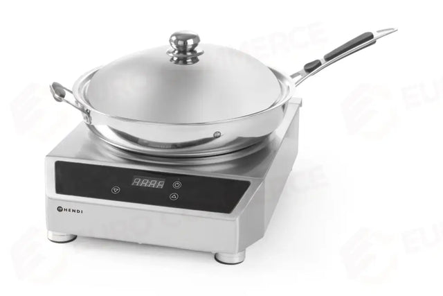 INDUZIONE WOK MODELLO 3500, HENDI, PROFI LINE, UNITÀ DI INDUZIONE, 230V/3500W, 340X450X(H)130MM - 239766