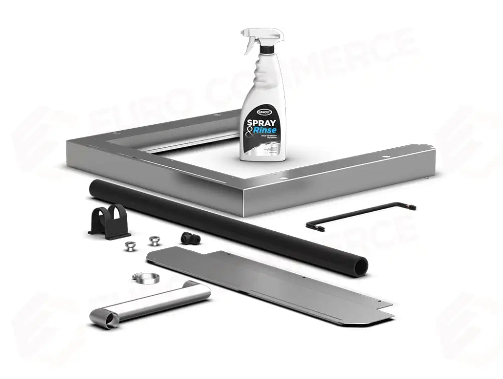 INSTALLAZIONE FORNO SOVRAPPOSTO KIT SOVRAPPOSIZIONE FORNI + SPRAY&RINSE - XWKQT-04EF-E-SR - UNOX