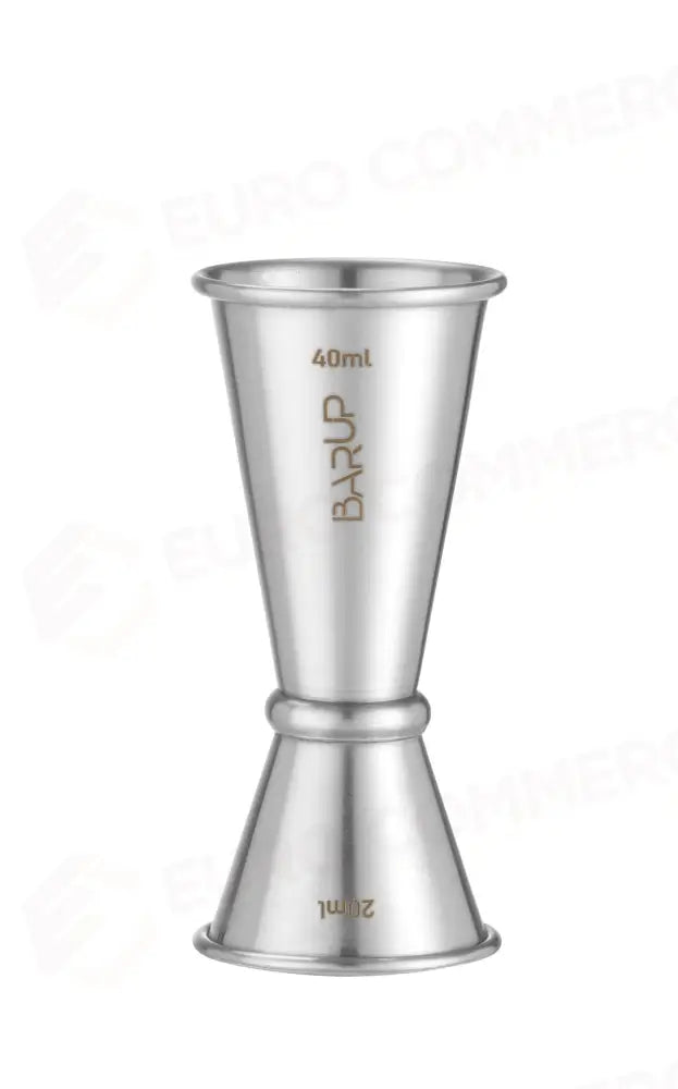 JIGGER 20/40 ML BARUP 0,04L ARGENTO Ø42X(H)100MM ROTONDO - 597064