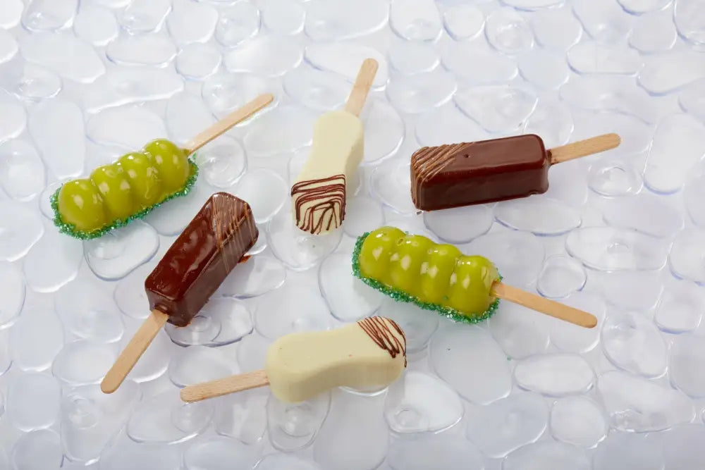 KIT 2 STAMPI PL11 BUBBLES SNACK + 50 STICK + VASSOIO POLICARBONATO 400X120 MM - KITPL11 - PAVONI ITALIA - VASSOI
