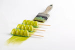 KIT 2 STAMPI PL11 BUBBLES SNACK + 50 STICK + VASSOIO POLICARBONATO 400X120 MM - KITPL11 - PAVONI ITALIA - VASSOI