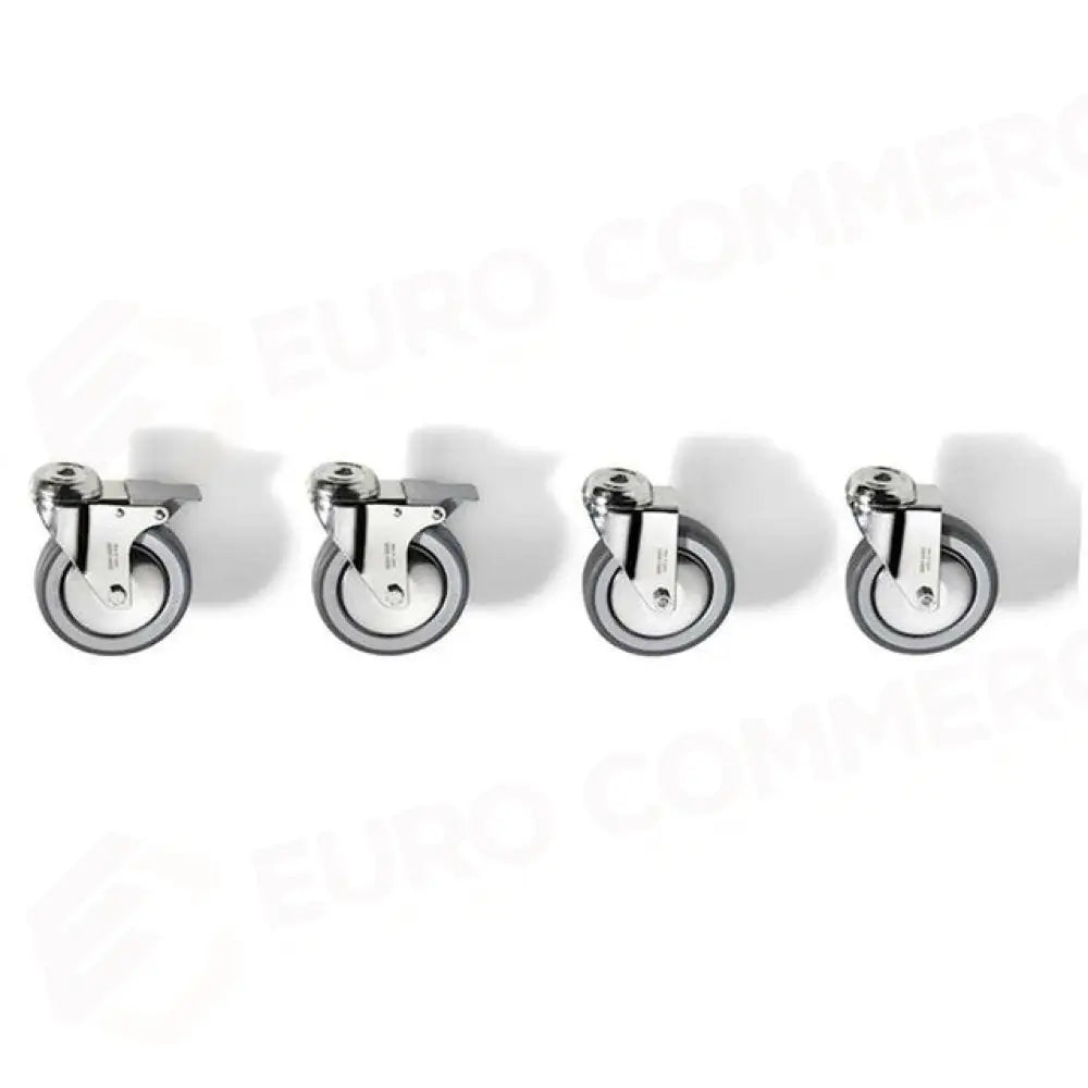 Kit 4 Ruote Piedistallo Forni Convezione Mec