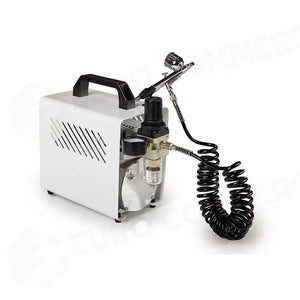 KIT AEROGRAFO COMPOSTO DA AEROPENNA COMPRESSORE E TUBO IN GOMMA - AEROGRAFO - PAVONI ITALIA - KIT E SET