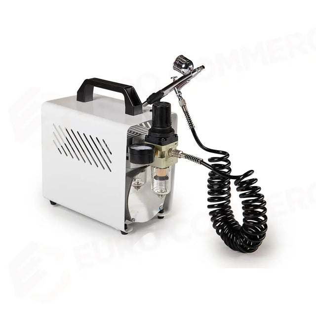 KIT AEROGRAFO COMPOSTO DA AEROPENNA, COMPRESSORE E TUBO IN GOMMA - AEROGRAFO - PAVONI ITALIA