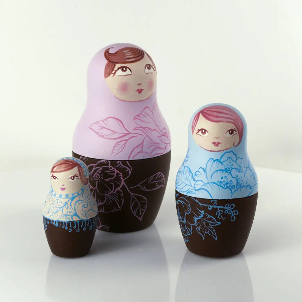 KIT MATRIOSKA - 4 FIGURE MATRIOSKA MM 200 - 150 - 100 - 50 H - KTMATRIOSKA - PAVONI ITALIA - KIT E SET