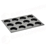 KIT PROGETTO MONO: STAMPO IN SILICONE PAVOFLEX 400 X 300 MM - 12 IMPRONTE ROTONDE Ø 74 X H 15 MM VOL. 64 ML