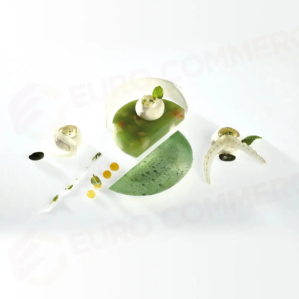 KIT PROGETTO MONO: STAMPO IN SILICONE PAVOFLEX 400 X 300 MM - 12 IMPRONTE ROTONDE Ø 74 X H 15 MM VOL. 64 ML