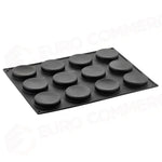 KIT PROGETTO MONO: STAMPO IN SILICONE PAVOFLEX 400 X 300 MM - 12 IMPRONTE ROTONDE Ø 74 X H 15 MM VOL. 64 ML