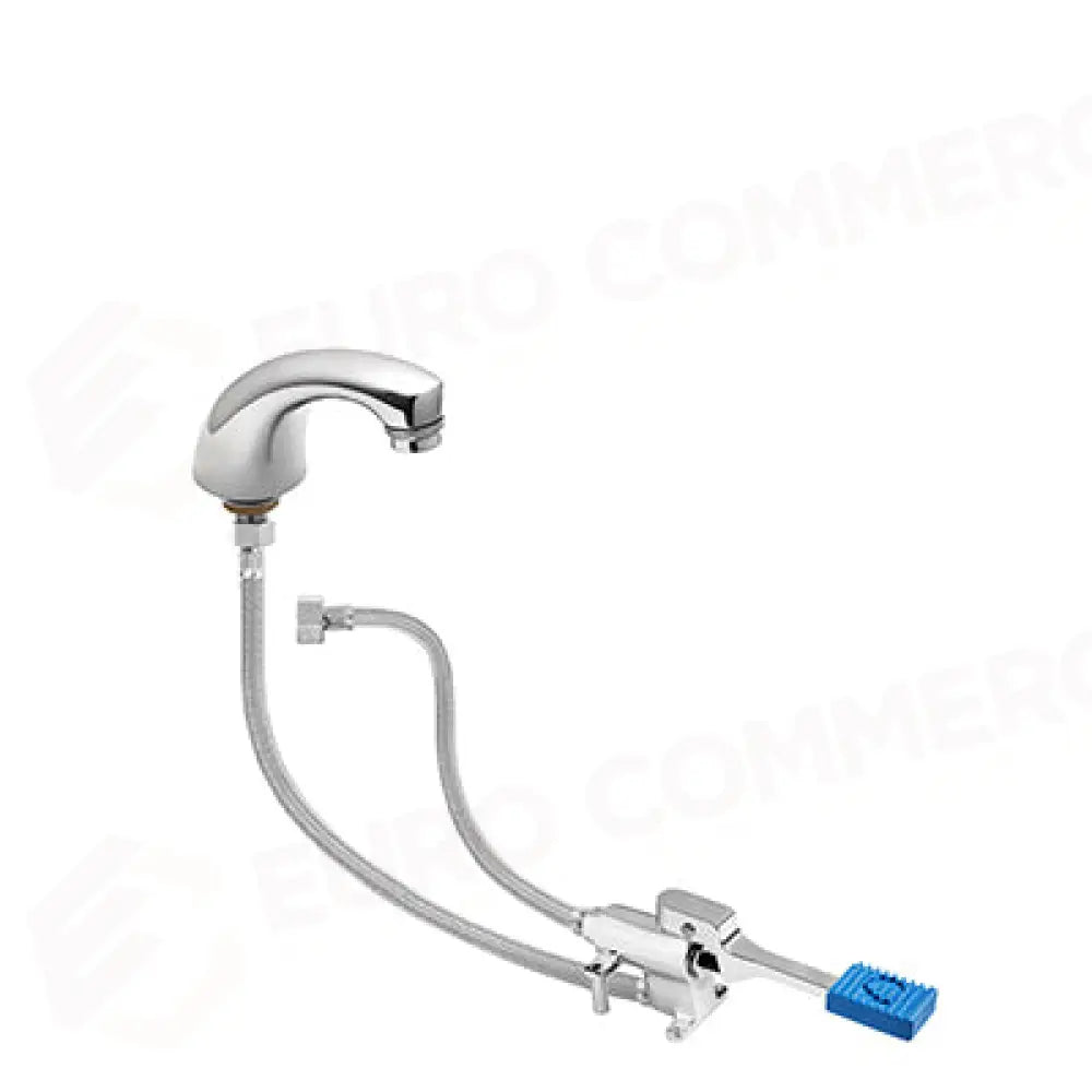 KIT RUBINETTO A PEDALE MONO ACQUA A PAVIMENTO CON BOCCA DI EROGAZIONE FISSA - ERMES001KIT1 - MONOLITH