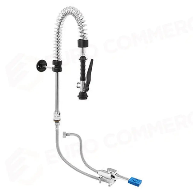 KIT RUBINETTO A PEDALE MONO ACQUA A PAVIMENTO CON GRUPPO DOCCIA PRELAVAGGIO VERSIONE MINI - ERMES001/MINI112K - MONOLITH