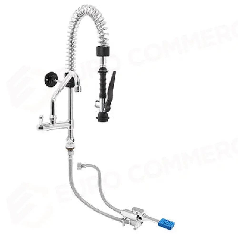 KIT RUBINETTO A PEDALE MONO ACQUA A PAVIMENTO CON GRUPPO DOCCIA PRELAVAGGIO CANNA ’C’ Ø18X200 - ERMES001/MINI192K
