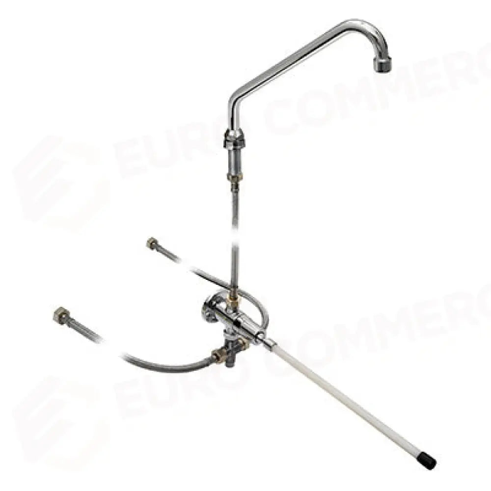 KIT RUBINETTO COMANDO A GINOCCHIO CON BOCCA DI EROGAZIONE GIREVOLE E FLESSIBILI - ARES019KIT - MONOLITH