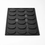 KIT STAMPI PAVOFLEX 300X175 MM PER MINIPORZIONI MACARON 18 + 18 IMPRONTE - Ø MM 40X25 H - VOL. ~ 30 ML - PX3227S