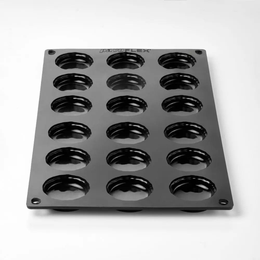 KIT STAMPI PAVOFLEX 300X175 MM PER MINIPORZIONI MACARON 18 + 18 IMPRONTE - Ø MM 40X25 H - VOL. ~ 30 ML - PX3227S