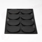 KIT STAMPI PAVOFLEX 300X175 MM PER MONOPORZIONI MACARON 8 + 8 IMPRONTE - Ø MM 70X35 H - VOL. ~ 110 ML - PX3228S