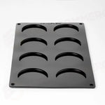 KIT STAMPI PAVOFLEX 300X175 MM PER MONOPORZIONI MACARON 8 + 8 IMPRONTE - Ø MM 70X35 H - VOL. ~ 110 ML - PX3228S