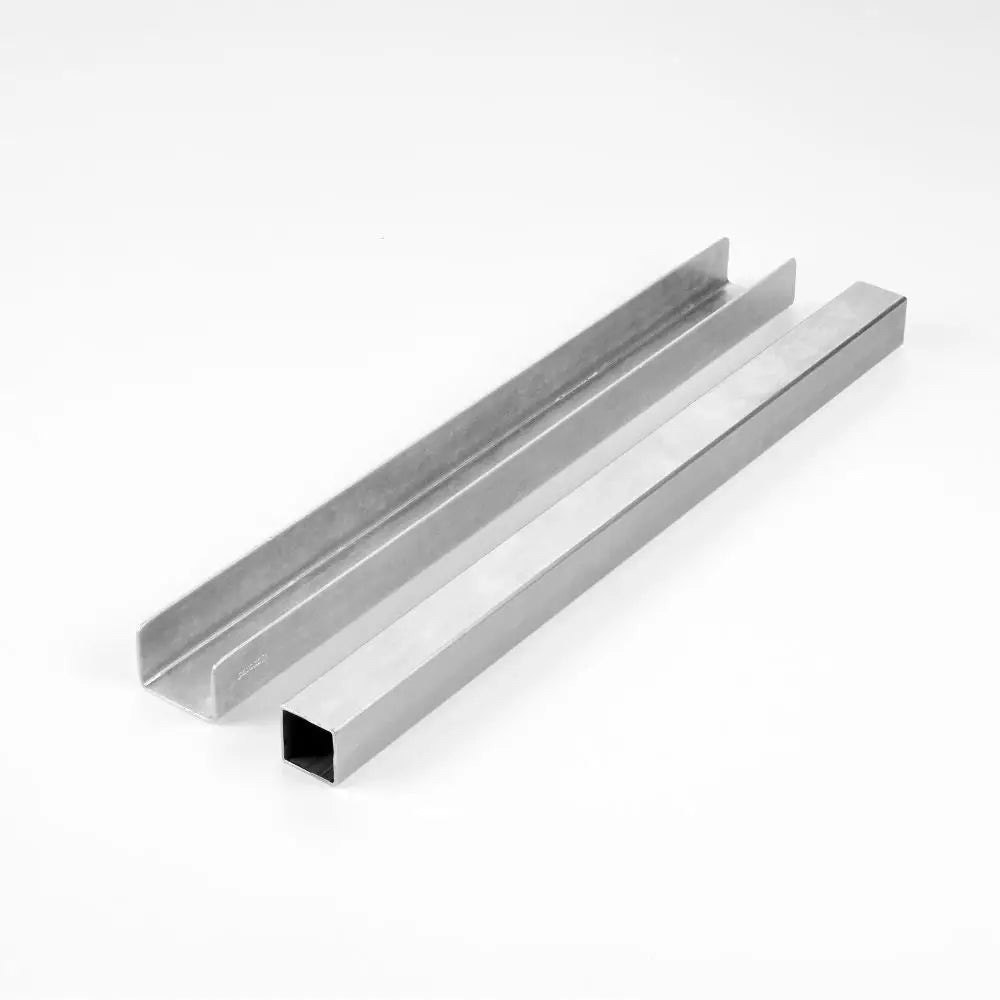 KIT STAMPI SFOGLIA MONOPORZIONE FASCIA IN ALLUMINIO MM 380X33X30 H E TUBO INOX MM - KMF01 - PAVONI ITALIA